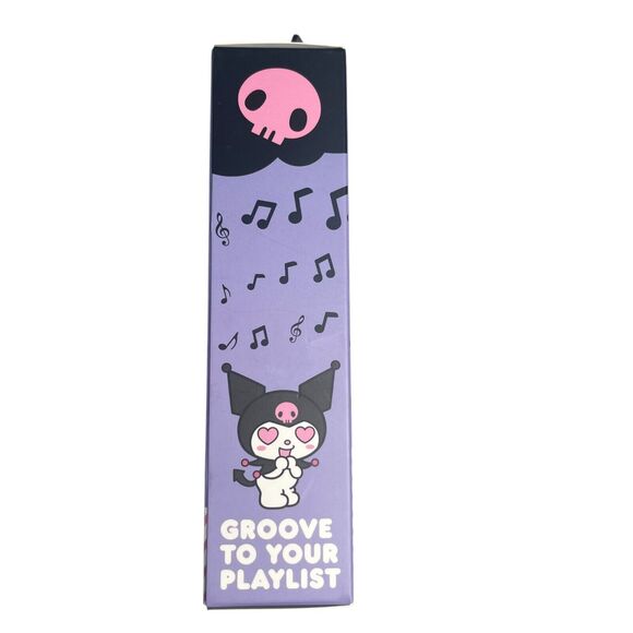 Sanrio Kuromi Hello Kitty Bluetooth Wireless Earbuds Charging Case Built-In Mic - Picture 4 of 4